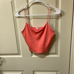 Garage Coral Crop Top